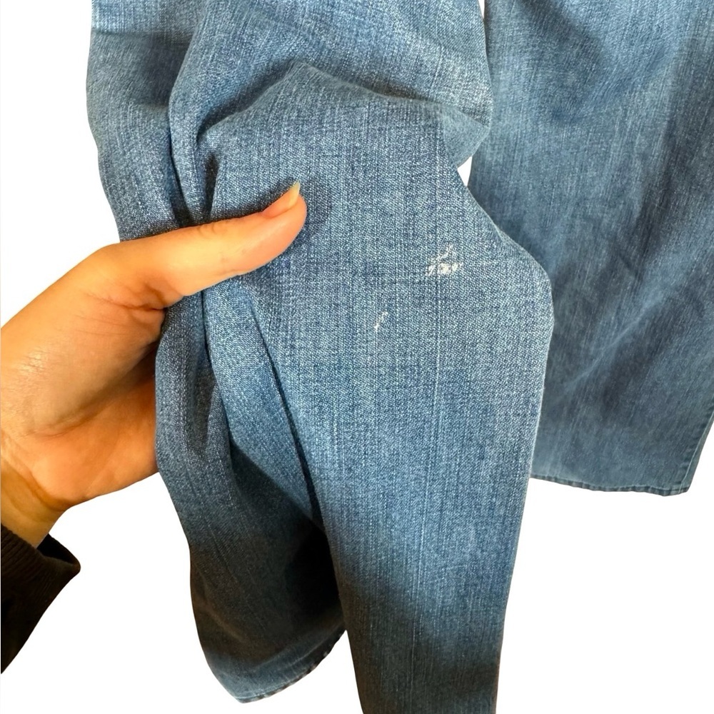 Vintage 70s Levi's Orange Tab Patch Pocket High Waisted Bell Bottoms Flare Jeans - Picture 8 of 12